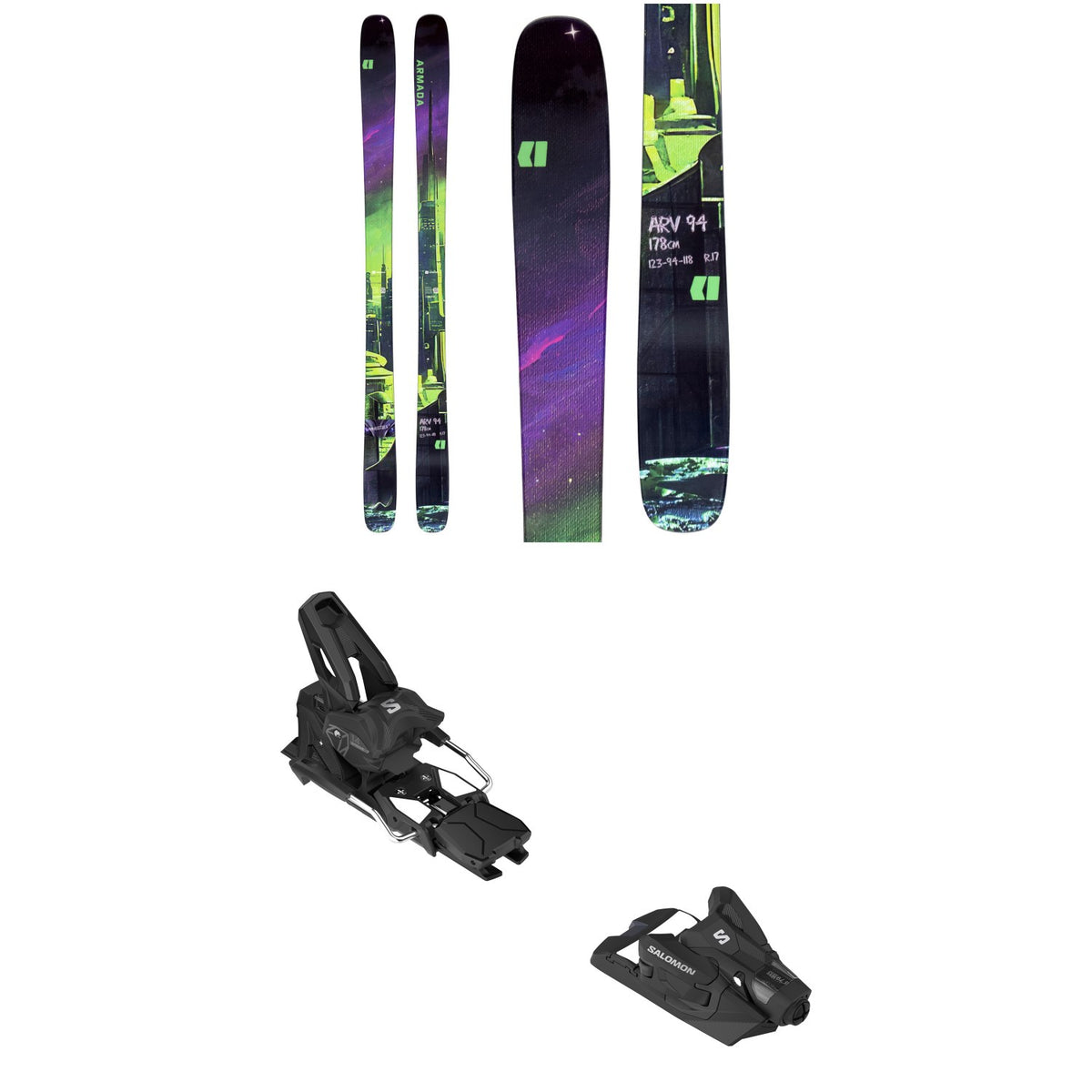 Armada ARV 94 Madsteez Skis + Salomon Strive 14 GW Ski Bindings 2027