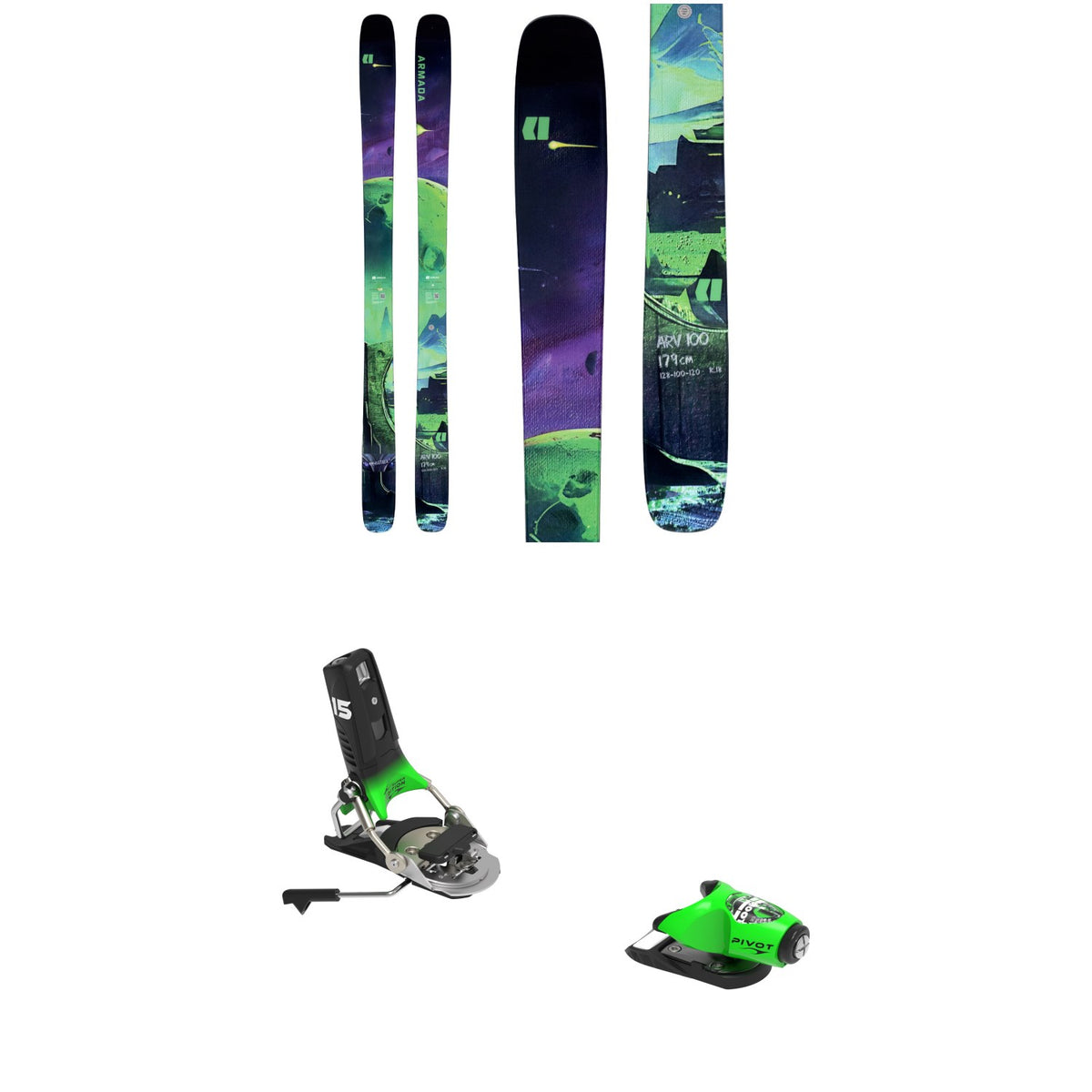 Armada ARV 100 Madsteez Skis + Look Pivot 2.0 15 GW Ski Bindings 2027