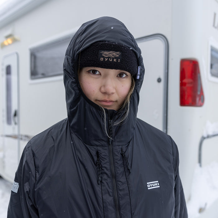 Oyuki Kumo Polartec® Alpha Full-Zip Hoodie - Unisex Black