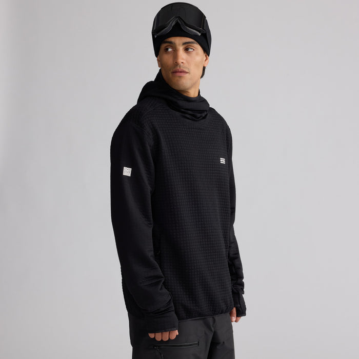 Oyuki Sora Polartec® Power Air Pullover Hoodie - Unisex Black