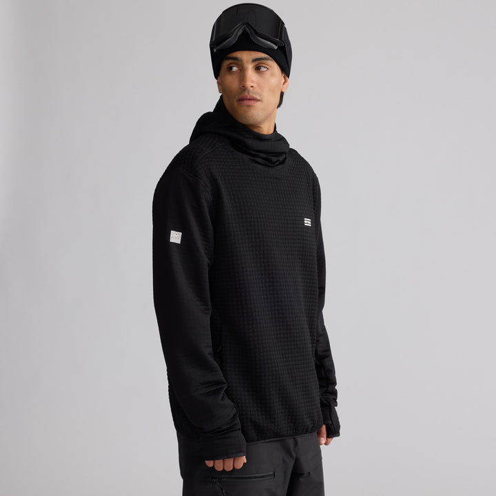 Oyuki Sora Polartec® Power Air Pullover Hoodie - Unisex Black