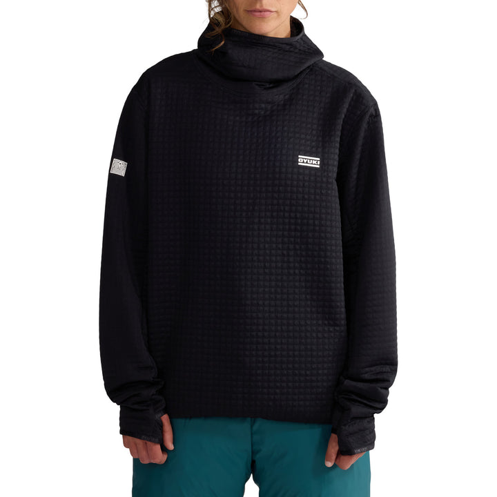 Oyuki Sora Polartec® Power Air Pullover Hoodie - Unisex Black