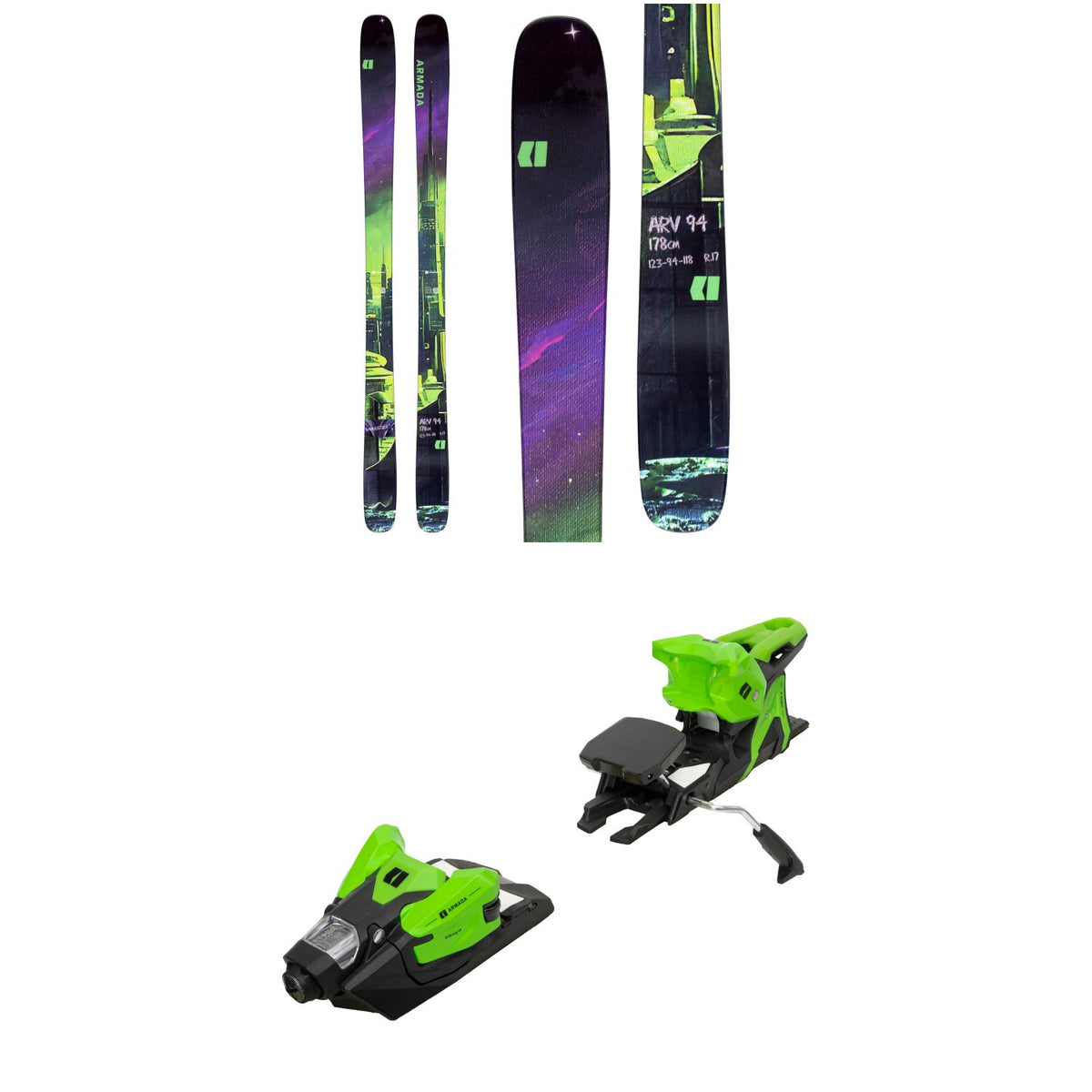 Armada ARV 94 Madsteez Skis + Armada Strive 14 GW Ski Bindings 2027