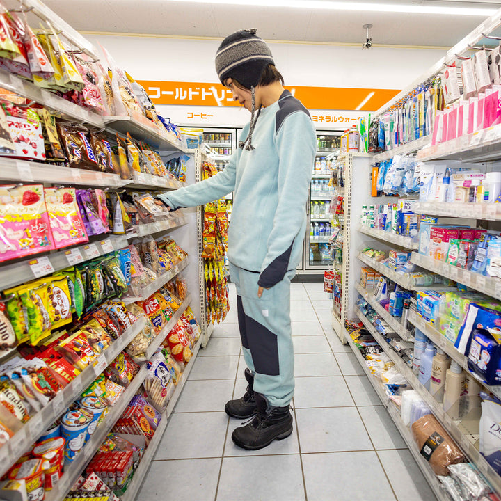Oyuki Hikari Fleece Pants - Unisex Blue Surf