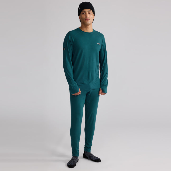 Oyuki Merino Longsleeve - Men's Green Heron