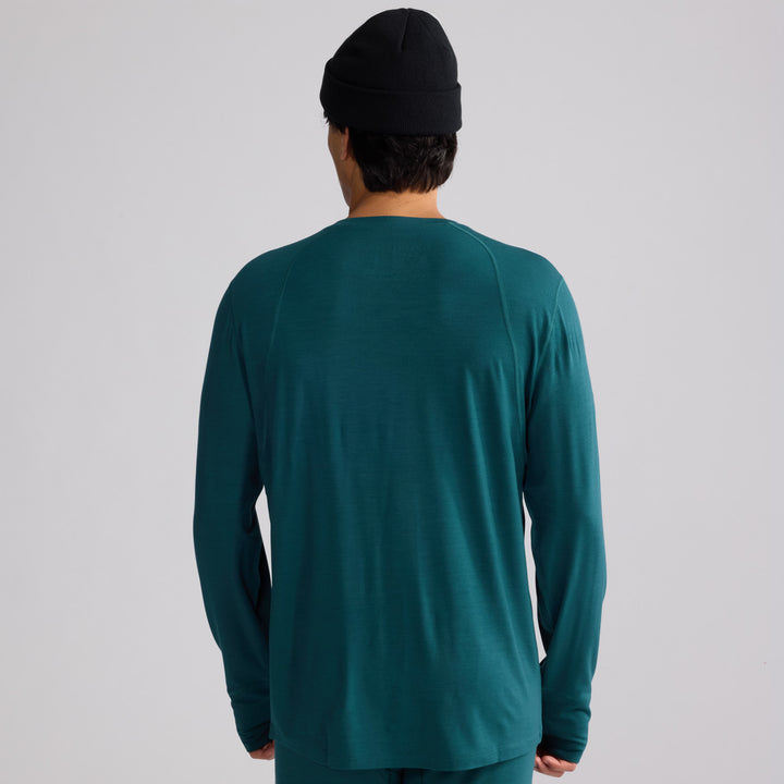 Oyuki Merino Longsleeve - Men's Green Heron