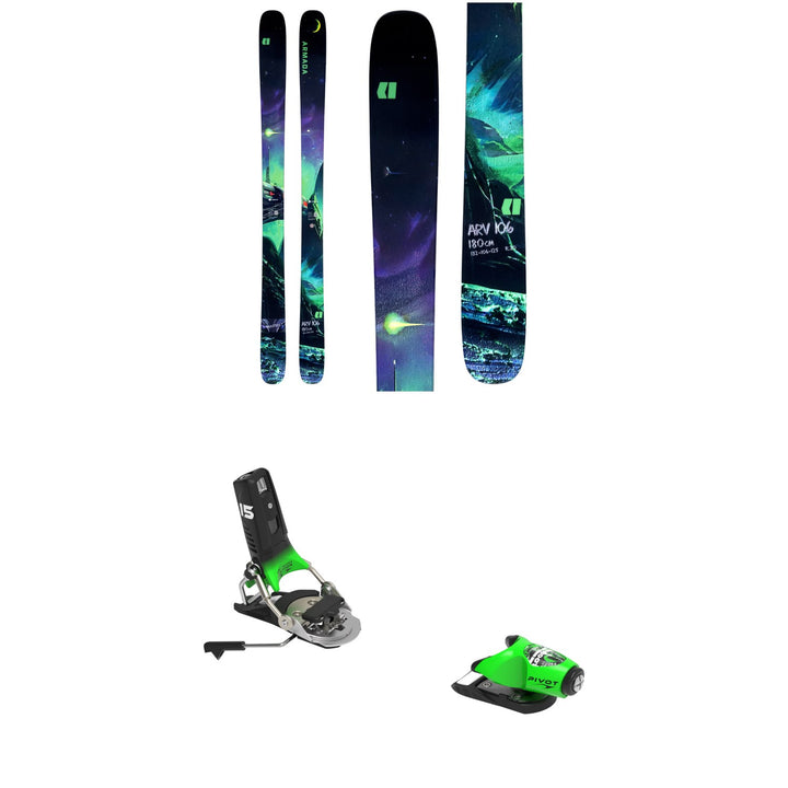 Armada ARV 106 Madsteez Skis + Look Pivot 2.0 15 GW Ski Bindings 2027