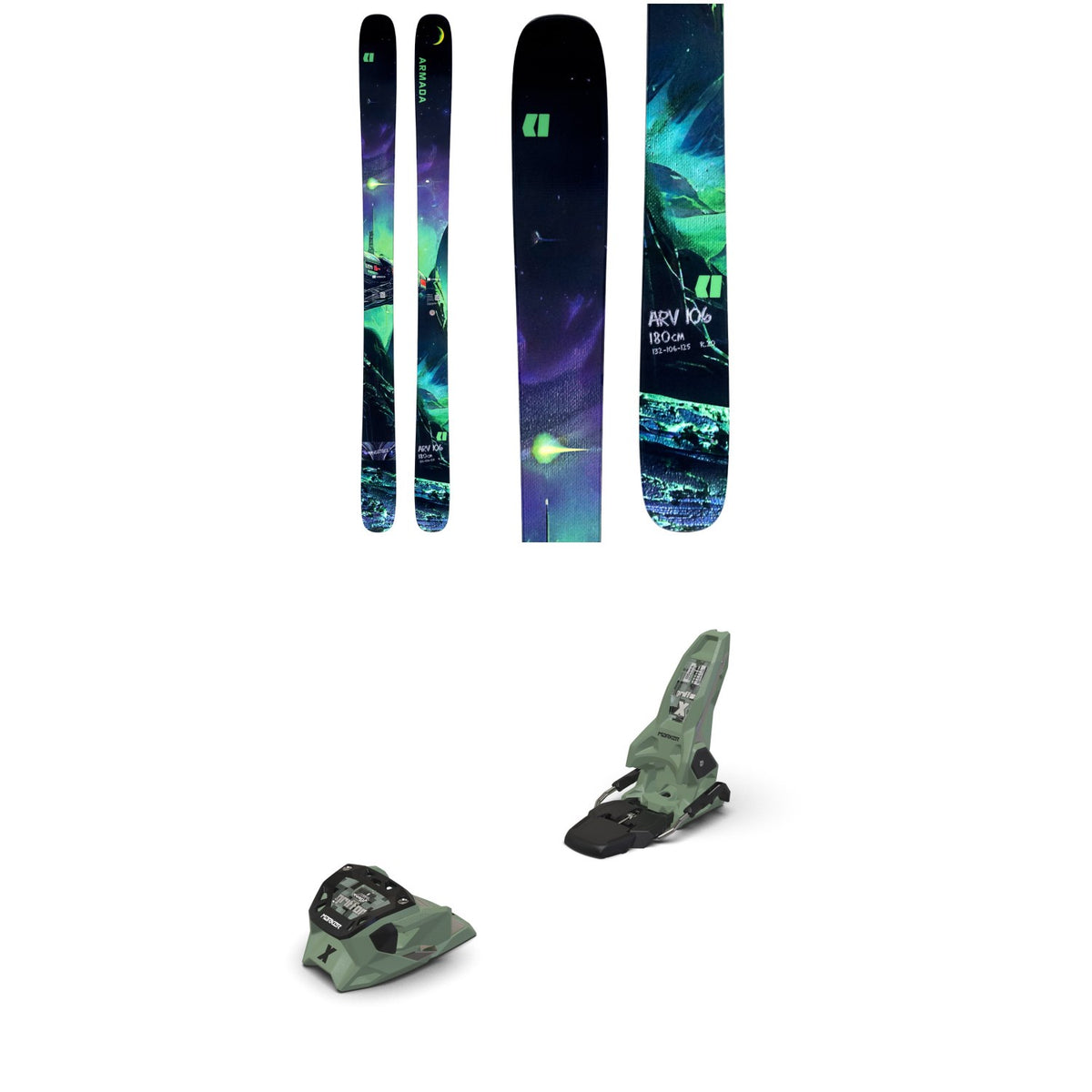 Armada ARV 106 Madsteez Skis + Marker Griffon X 13 Ski Bindings 2027