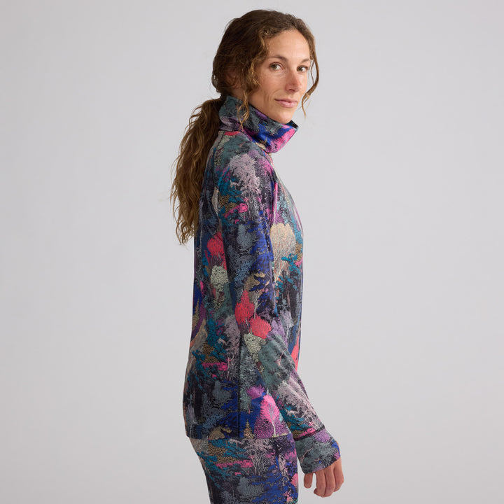 Oyuki Hitatech Funnel Neck Longsleeve - Women's Shinrin-Yoku