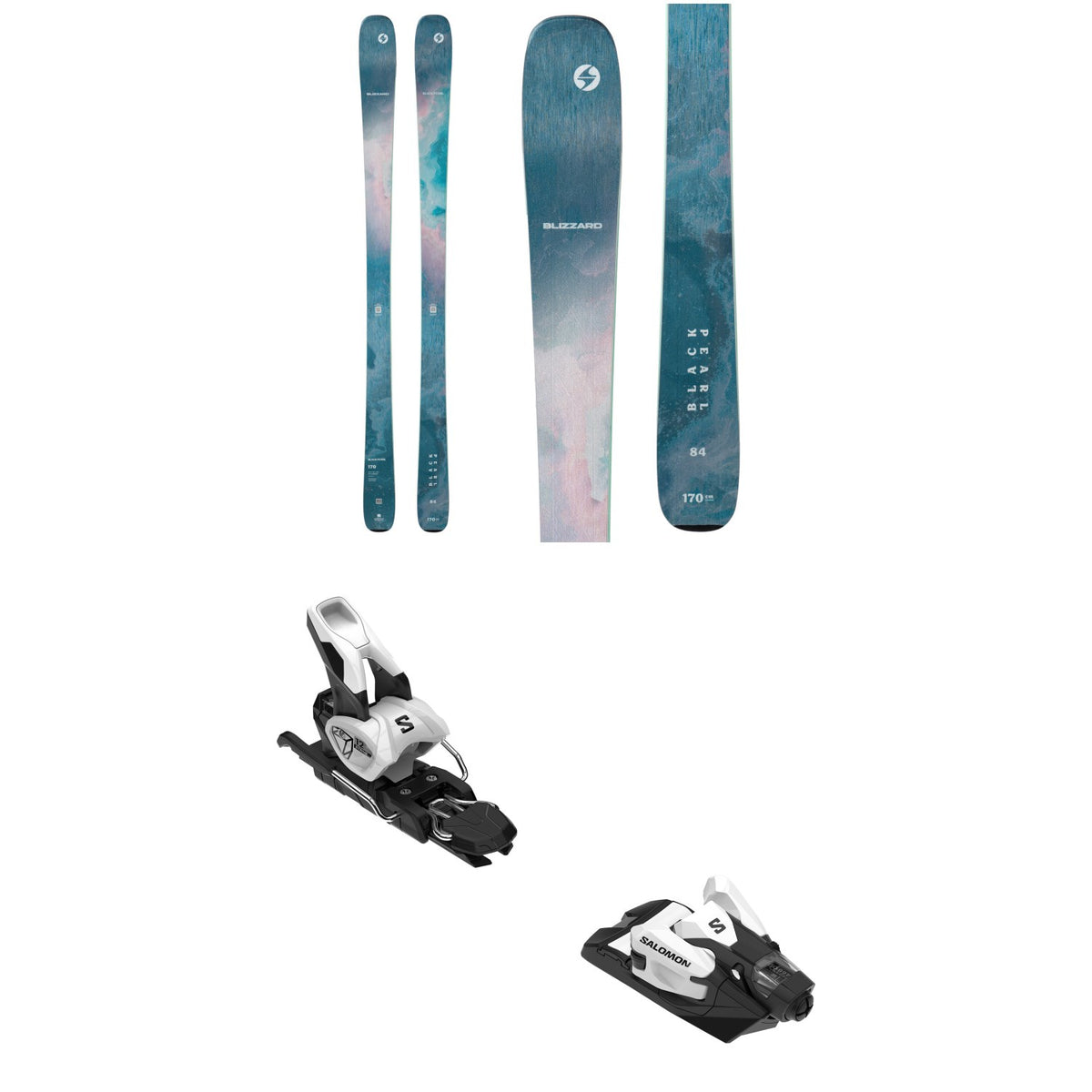 Blizzard Black Pearl 84 Skis - Women's + Salomon Strive 12 GW Ski Bindings 2027