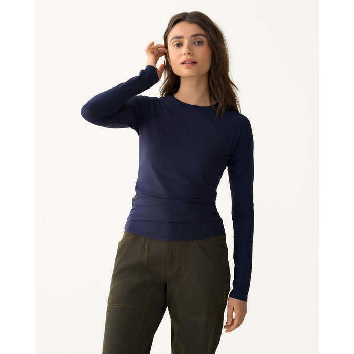 Hikerkind Trail Long-Sleeve T-Shirt - Women's Woad
