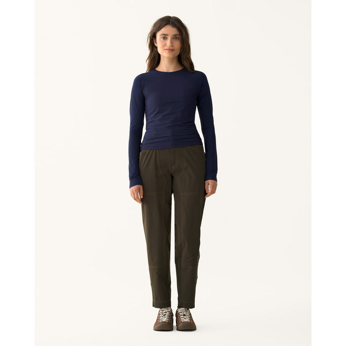 Hikerkind Trail Long-Sleeve T-Shirt - Women's Woad