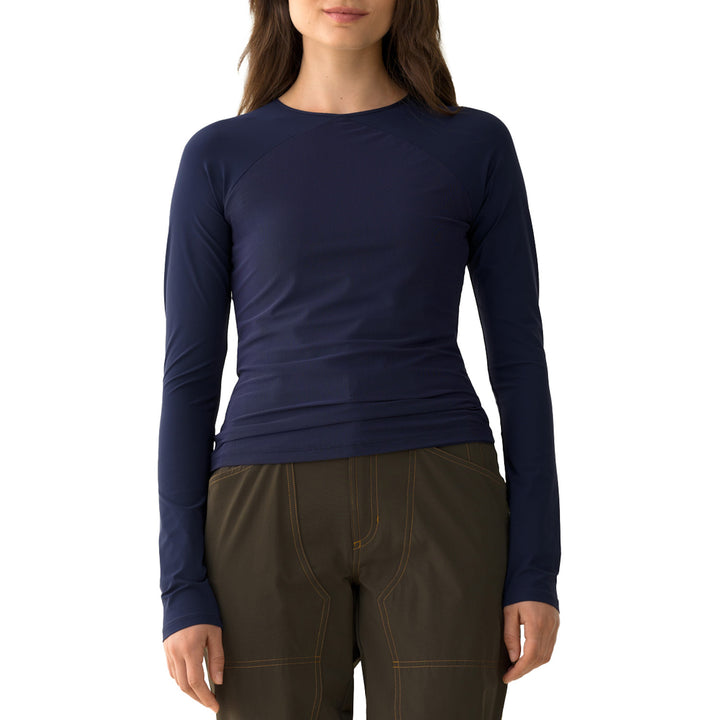 Hikerkind Trail Long-Sleeve T-Shirt - Women's Woad