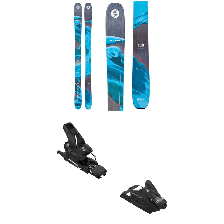 Blizzard Rustler 10 Skis + Salomon Strive 12 GW Ski Bindings 2027