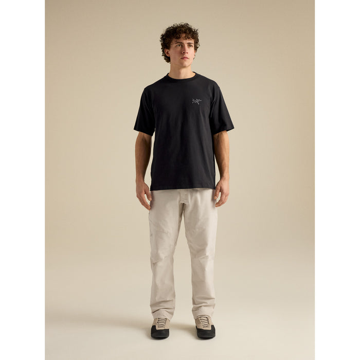 Arc'teryx Kragg Cotton Emblem Crew Short-Sleeve Shirt - Men's Black