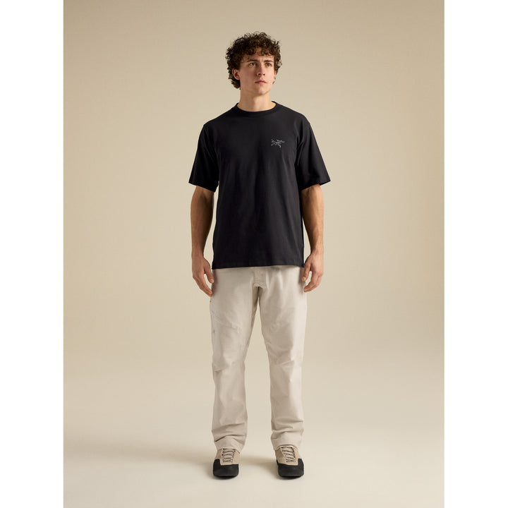 Arc'teryx Kragg Cotton Emblem Crew Short-Sleeve Shirt - Men's Black