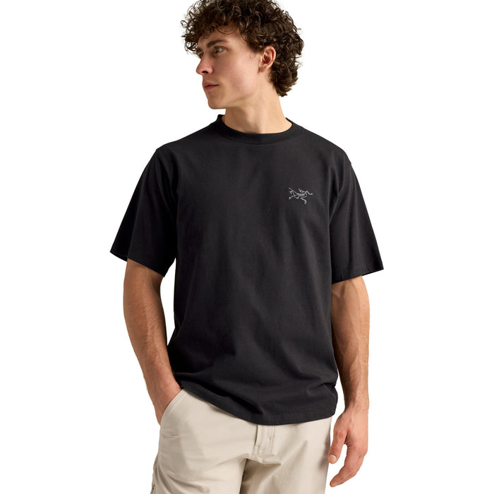 Arc'teryx Kragg Cotton Emblem Crew Short-Sleeve Shirt - Men's Black