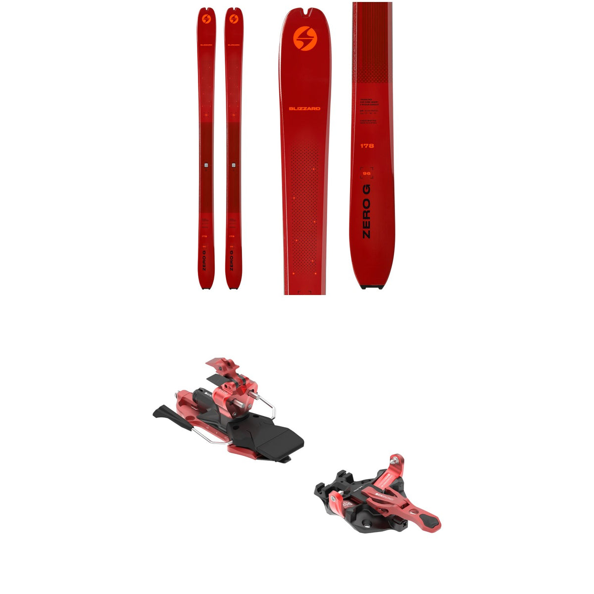 Blizzard Zero G 96 Skis + ATK Raider 13 Evo Alpine Touring Ski Bindings 2027