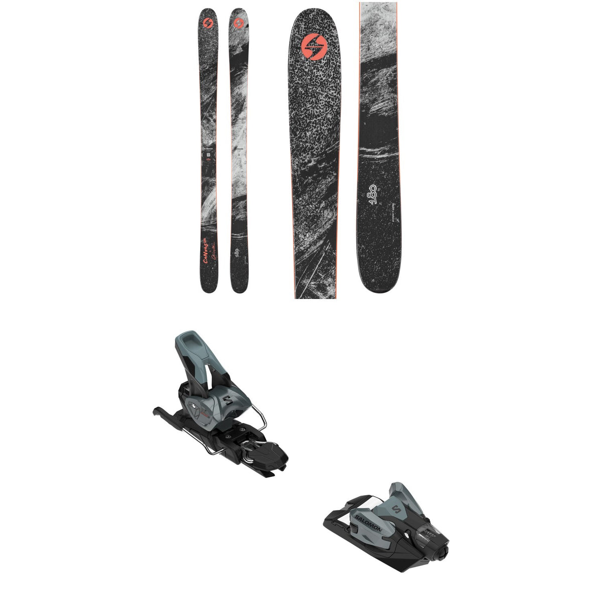 Blizzard Canvas 100 Skis + Salomon Strive 12 GW Ski Bindings 2027