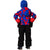 Hootie Hoo Vista 2L Insulated Snowsuit - Toddlers' Vivid Blue Block Camo