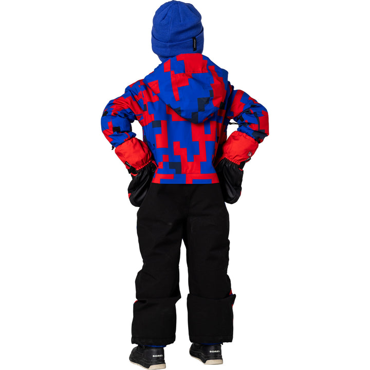 Hootie Hoo Vista 2L Insulated Snowsuit - Toddlers' Vivid Blue Block Camo