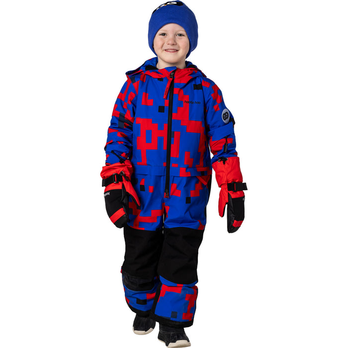 Hootie Hoo Vista 2L Insulated Snowsuit - Toddlers' Vivid Blue Block Camo
