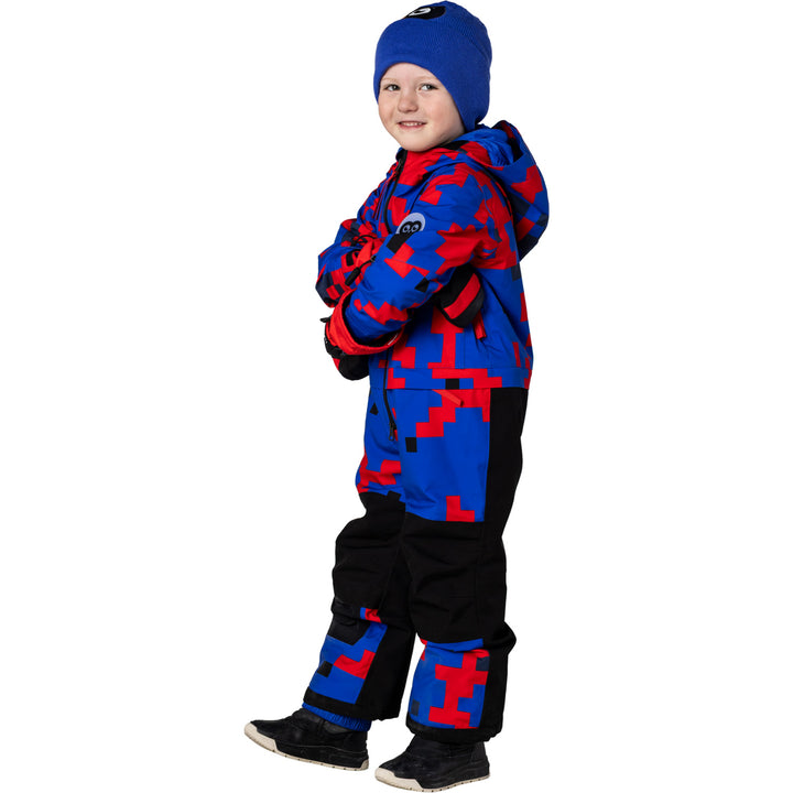Hootie Hoo Vista 2L Insulated Snowsuit - Toddlers' Vivid Blue Block Camo