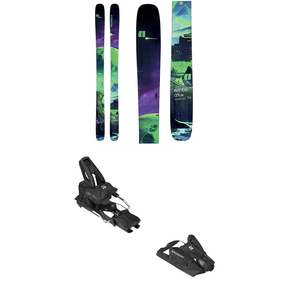 Armada ARV 100 Madsteez Skis + Salomon Strive 14 GW Ski Bindings 2027