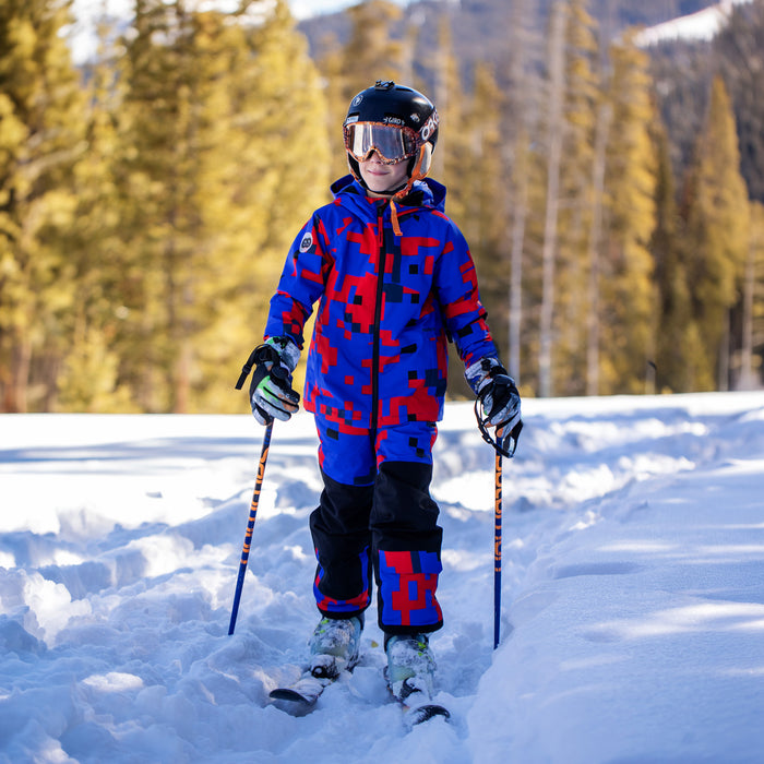 Hootie Hoo Spruce 2L Insulated Jacket - Kids' Vivid Blue Block Camo