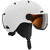 Salomon Orka Visor Helmet - Kids' White/Flash Silver