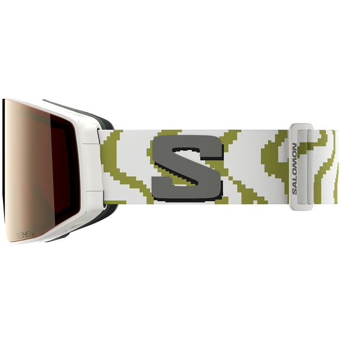 Salomon Sentry Prime Sigma Goggles Marshmallow/Sigma Gun Metal + Sigma Light Blue