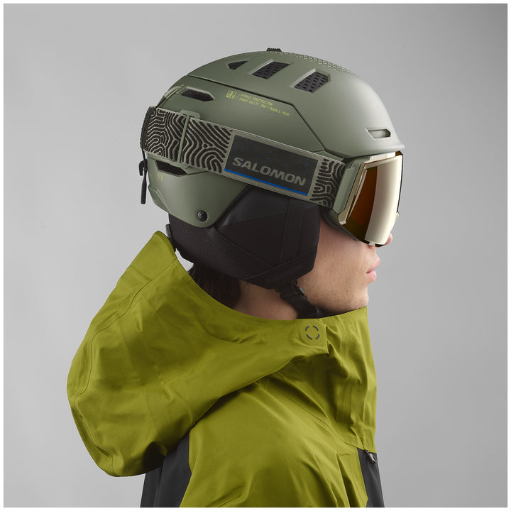 Salomon Skarn Prime Sigma Goggles Castor Gray/Sigma Black Gold + Sigma Light Blue