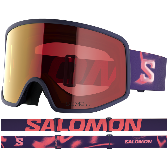 Salomon Sentry Pro Sigma Photochromic OTG Goggles Astral Aura/Sigma Photo Poppy Red