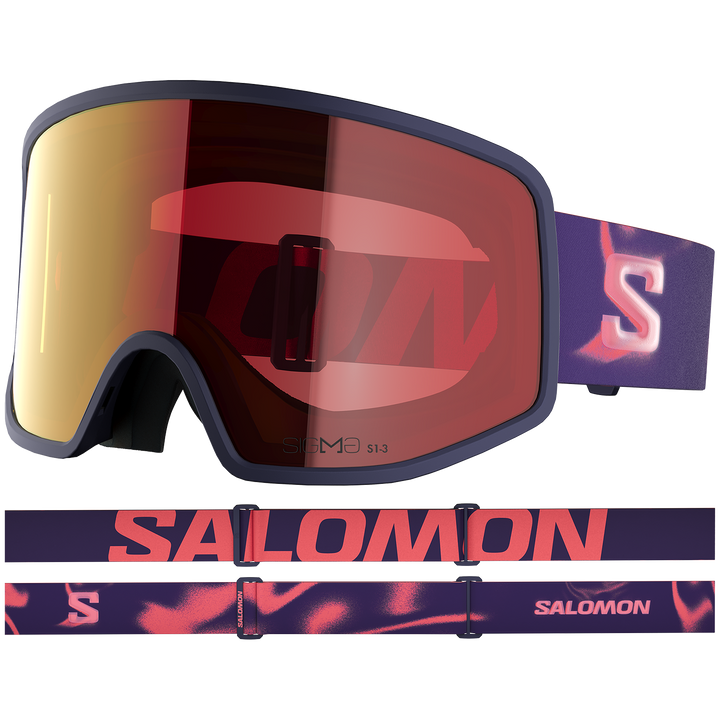 Salomon Sentry Pro Sigma Photochromic OTG Goggles Astral Aura/Sigma Photo Poppy Red