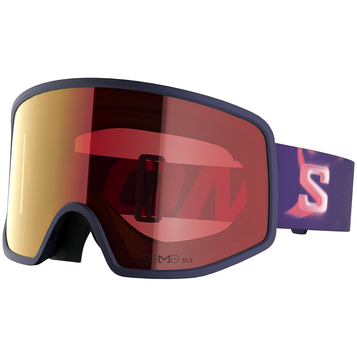 Salomon Sentry Pro Sigma Photochromic OTG Goggles Astral Aura/Sigma Photo Poppy Red