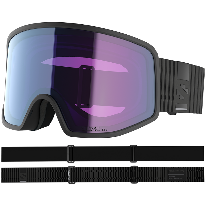 Salomon Sentry Pro Sigma Photochromic Low Bridge Fit Goggles Black/Sigma Photo Sky Blue