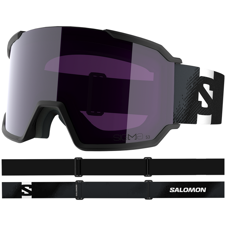 Salomon S/View 3 Sigma Goggles Black/Sigma Sky Blue
