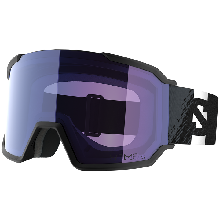 Salomon S/View 3 Sigma Low Bridge Fit Goggles Black/Sigma Ice Blue