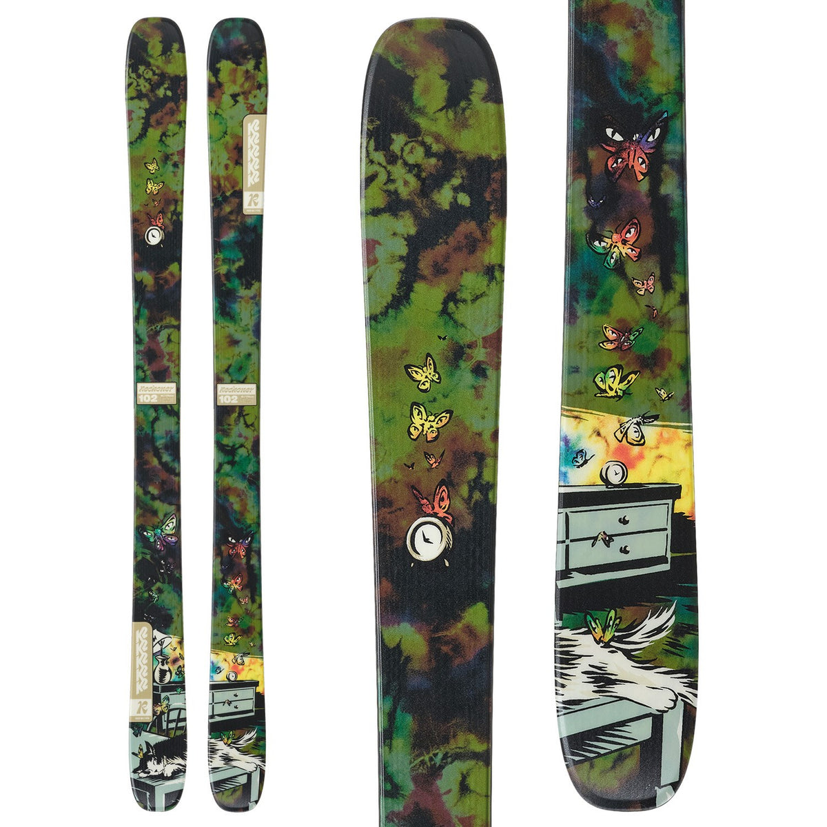 K2 Reckoner 102 W Skis + Marker Griffon 13 Demo Ski Bindings 2025