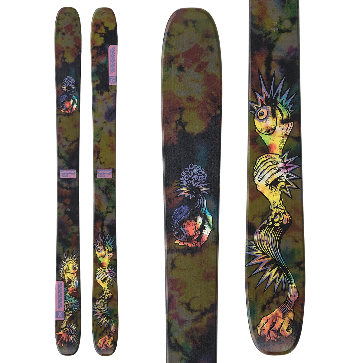 K2 Reckoner 124 Skis + Marker Griffon 13 Demo Ski Bindings 2025
