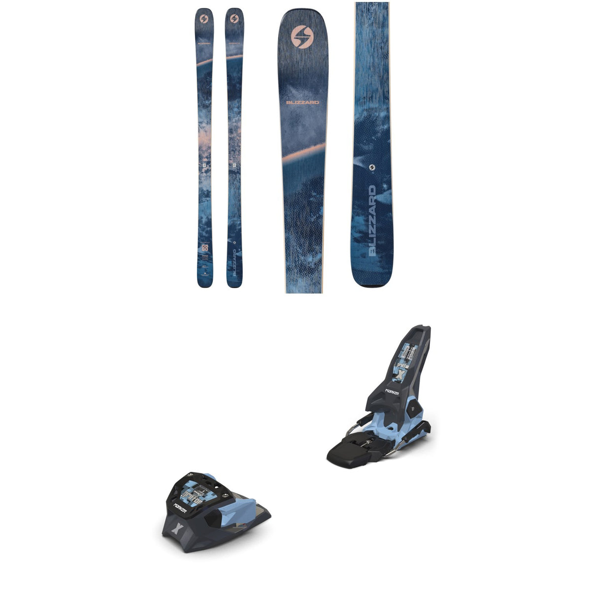 Blizzard Anomaly 88 Skis + Marker Griffon X 13 Ski Bindings 2027