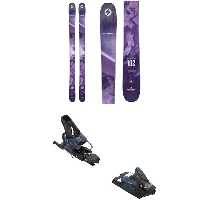 Blizzard Anomaly 102 Skis + Salomon Strive 12 GW Ski Bindings 2027