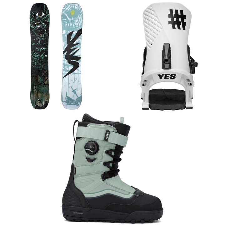 Yes. Pick Your Line XTRM Snowboard + Drive Snowboard Bindings + Vans Infuse Snowboard Boots 2026