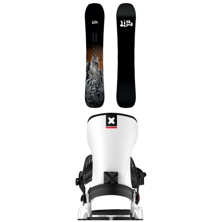Lib Tech Skunk Ape C2X Snowboard + Bent Metal Transfer Snowboard Bindings 2026