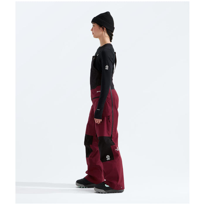 The North Face Summit Verbier GORE-TEX Bibs - Women's Burgundy Crush/TNF Black
