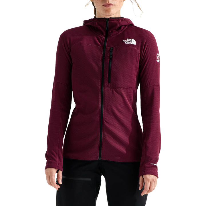 The North Face Summit FUTUREFLEECE™ Full Zip Hoodie - Women's Burgundy Crush