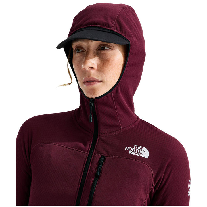 The North Face Summit FUTUREFLEECE™ Full Zip Hoodie - Women's Burgundy Crush