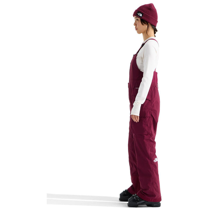 The North Face Freedom Insulated Short Bibs - Women's Burgundy Crush