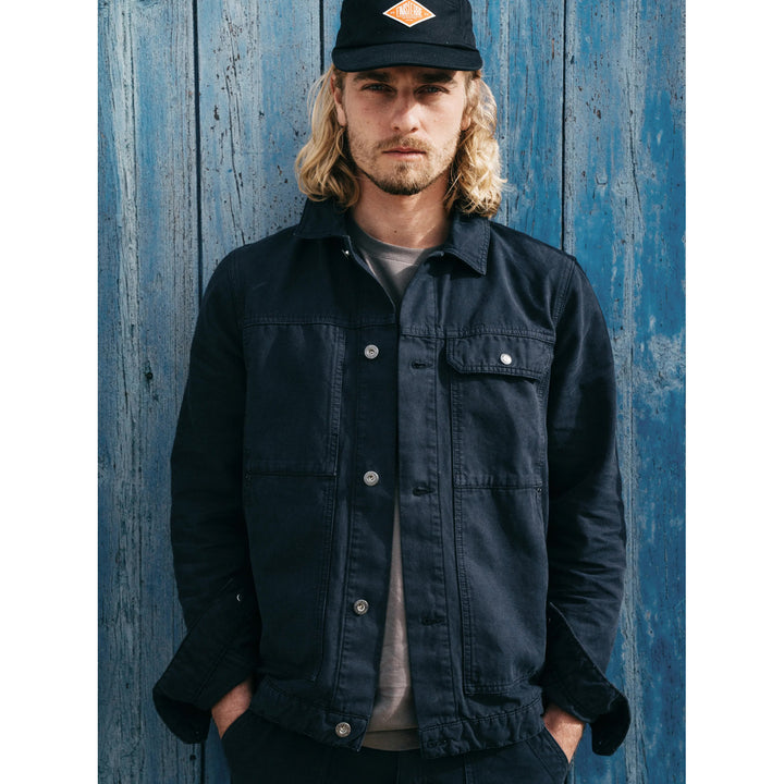 Finisterre Basset Trucker Jacket - Men's Navy