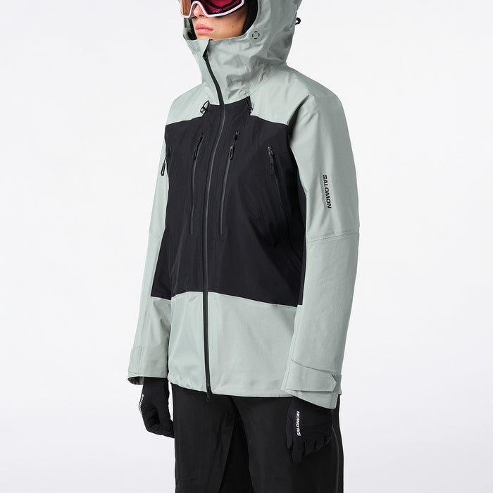Salomon Scrambler GORE-TEX Jacket - Women's Depp Black/Wrought Iron